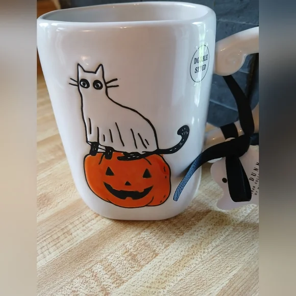 Rae Dunn "Feline Spooky" Large NWT Large Coffee Mug - Picture 4 of 7
